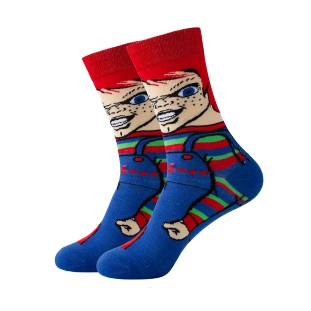Chucky Horror Custom Crew Socks